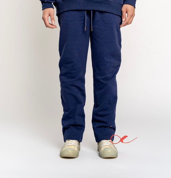 Dotted Blue Jogger Pants ZeezFashion